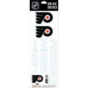 Philadelphia Flyers samolepky na helmu decals white 87981