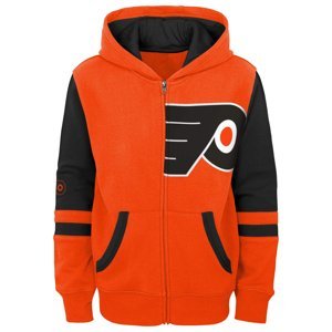 Philadelphia Flyers dětská mikina s kapucí faceoff colorblocked fleece full-zip 88155