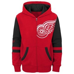 Detroit Red Wings dětská mikina s kapucí faceoff colorblocked fleece full-zip 88185