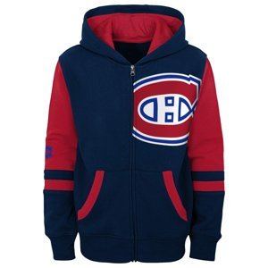 Montreal Canadiens dětská mikina s kapucí faceoff colorblocked fleece full-zip Outerstuff 88149