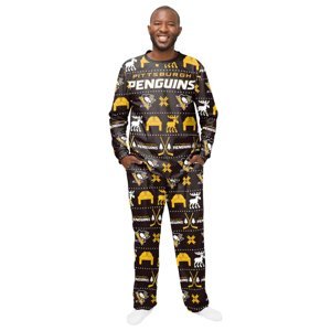 Pittsburgh Penguins pánské pyžamo ugly holiday pajamas nhl 90792