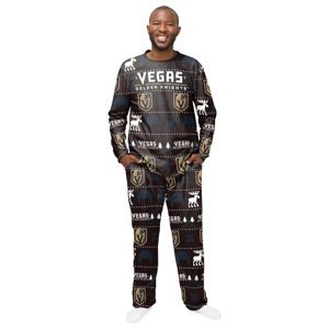 Vegas Golden Knights pánské pyžamo Ugly Holiday Pajamas NHL 90795