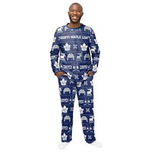 Toronto Maple Leafs pánské pyžamo ugly holiday pajamas nhl 90798