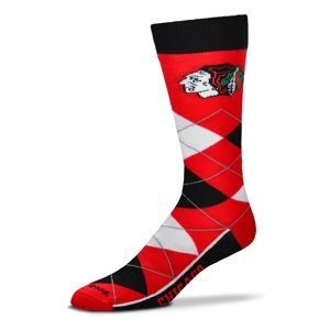 Chicago Blackhawks ponožky graphic argyle lineup socks 90837