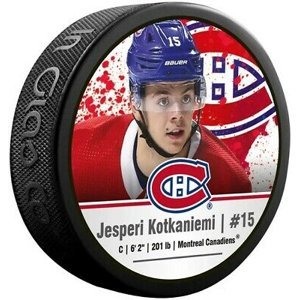 Montreal Canadiens puk souvenir hockey puck Jesperi Kotkaniemi #15 91291