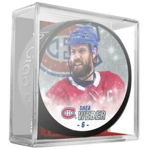 Montreal Canadiens puk glitter puck Shea Weber #6 91348