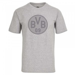 Borussia Dortmund pánské tričko logo grey 52516