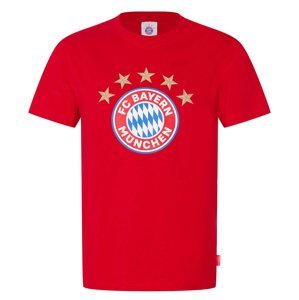 Bayern Mnichov pánské tričko logo red 50397