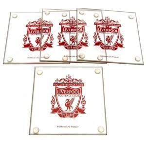 FC Liverpool set podtácků 4pk glass coaster set 193481