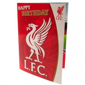 FC Liverpool narozeninové přání musical birthday card 36126