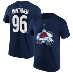 Colorado Avalanche pánské tričko Mikko Rantanen #96 Name & Number Graphic navy Fanatics Branded 94695