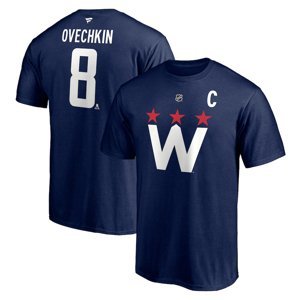 Washington Capitals pánské tričko Alexander Ovechkin Name & Number 2020/21 Alternate T-Shirt - Navy 94905