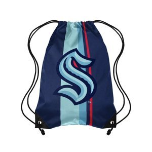 Seattle Kraken gymsak FOCO Team Stripe Drawstring Backpack 95388