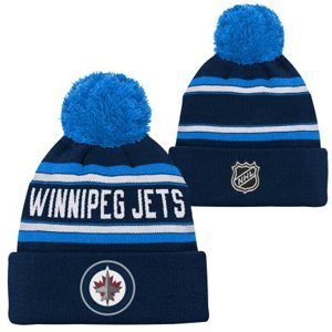 Winnipeg Jets dětská zimní čepice Wordmark Cuffed Pom 96087