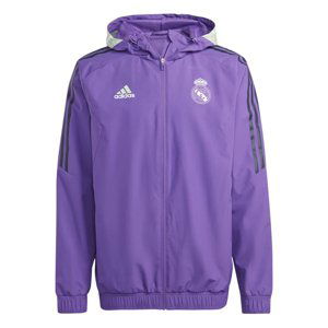 Real Madrid pánská bunda Allweather Condivo purple adidas 50235