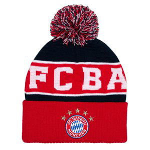 Bayern Mnichov zimní čepice Pom red 50352