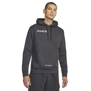 Paris Saint Germain pánská mikina s kapucí Club grey Nike 50700