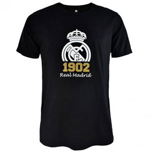 Real Madrid pánské tričko Crest black 51318
