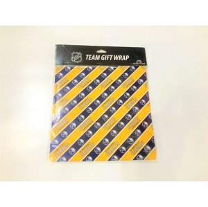 Buffalo Sabres balící papír Gift Wrap 3 pack 101090