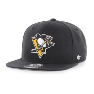 Pittsburgh Penguins čepice flat kšiltovka No Shot 47 CAPTAIN NHL black 102307