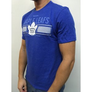Toronto Maple Leafs pánské tričko Stripe Overlay blue Reebok 36470