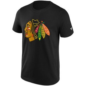 Chicago Blackhawks pánské tričko Primary Logo Graphic T-Shirt black Fanatics Branded 102411