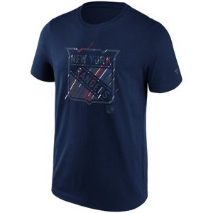 New York Rangers pánské tričko Etch navy Fanatics Branded 102474
