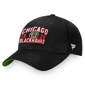 Chicago Blackhawks čepice baseballová kšiltovka True Classic Unstructured Adjustable black Fanatics Branded 102894