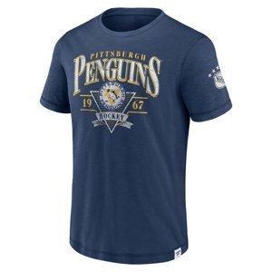 Pittsburgh Penguins pánské tričko True Classics Cotton Slub Elevated blue Fanatics Branded 102642