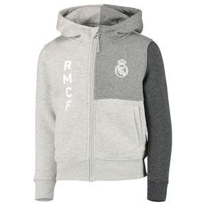 Real Madrid dětská mikina s kapucí No15 Zip grey 52288