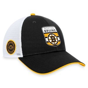 Boston Bruins čepice baseballová kšiltovka Draft 2023 Podium Trucker Adjustable Authentic Pro Fanatics Branded 103038