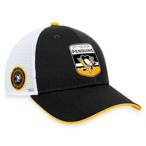 Pittsburgh Penguins čepice baseballová kšiltovka Draft 2023 Podium Trucker Adjustable Authentic Pro Fanatics Branded 103098