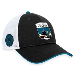 San Jose Sharks čepice baseballová kšiltovka Draft 2023 Podium Trucker Adjustable Authentic Pro Fanatics Branded 103101