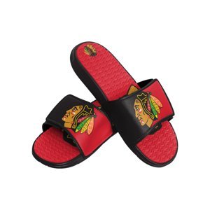 Chicago Blackhawks pánské pantofle Colorblock Slipper 103920