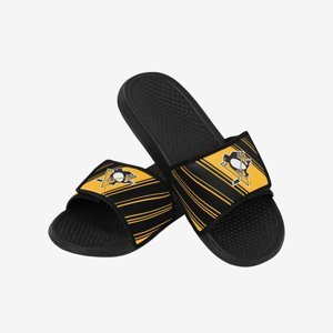 Pittsburgh Penguins pánské pantofle Legacy Velcro Sport Slide Slipper 103968