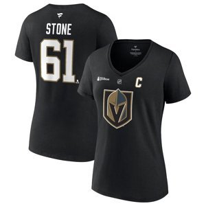 Vegas Golden Knights dámské tričko Mark Stone 2023 Stanley Cup Champions Authentic Stack Player Name & Number V-Neck Fanatics Branded 104235