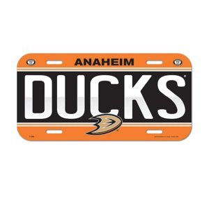 Anaheim Ducks cedule na zeď License Plate Banner 104688