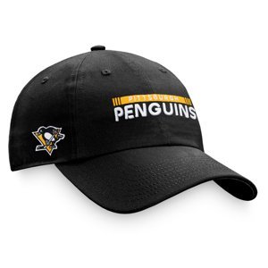 Pittsburgh Penguins čepice baseballová kšiltovka Unstr Adj Black Fanatics Branded 104889