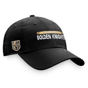 Vegas Golden Knights čepice baseballová kšiltovka Unstr Adj Black Fanatics Branded 104892