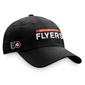 Philadelphia Flyers čepice baseballová kšiltovka Unstr Adj Black Fanatics Branded 104895