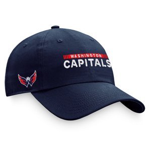 Washington Capitals čepice baseballová kšiltovka Unstr Adj Athletic Navy Fanatics Branded 104901