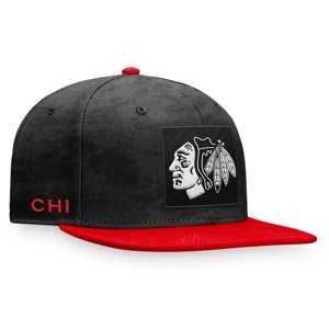 Chicago Blackhawks čepice flat kšiltovka Black-Athletic Red Fanatics Branded 104913