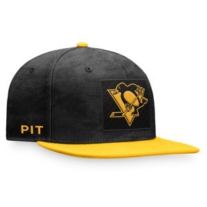 Pittsburgh Penguins čepice flat kšiltovka Black-Yellow Gold Fanatics Branded 104916