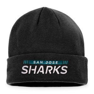 San Jose Sharks zimní čepice Cuffed Knit Black Fanatics Branded 104946
