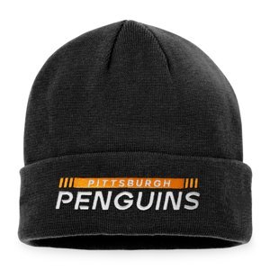 Pittsburgh Penguins zimní čepice Authentic Pro Game & Train Cuffed Knit Black Fanatics Branded 104949