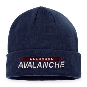 Colorado Avalanche zimní čepice Authentic Pro Game & Train Cuffed Knit Athletic Navy Fanatics Branded 104955