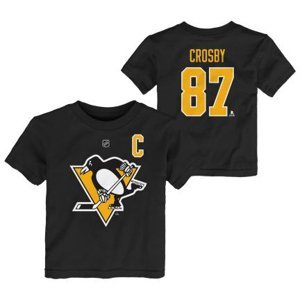 Pittsburgh Penguins dětské tričko Flat Captains Name and Number Outerstuff 98475