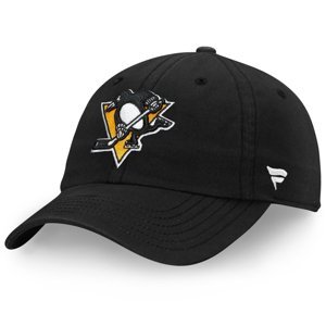 Pittsburgh Penguins čepice baseballová kšiltovka NHL Core Black Curved Unstructured Fanatics Branded 105108