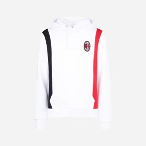 AC Milan pánská mikina s kapucí Logo white 53215