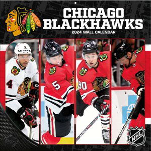 Chicago Blackhawks kalendář 2024 Wall Calendar 105549